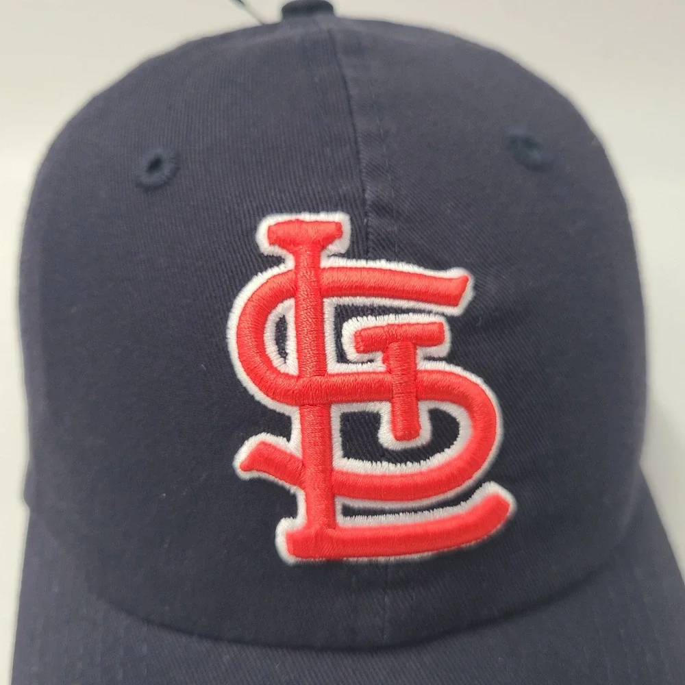 Women St Louis Cardinals Hat Strapback New Era Blue Red MLB Ponytail Opening